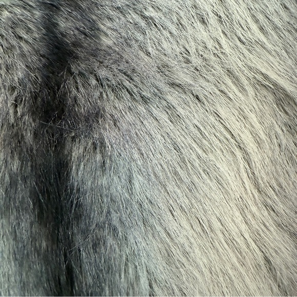 Elegant Faux Fur Teddy Jacket in Gray - Picture 8 of 10